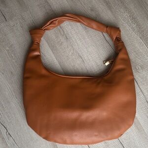 Anthropologie Tan Hobo Bag